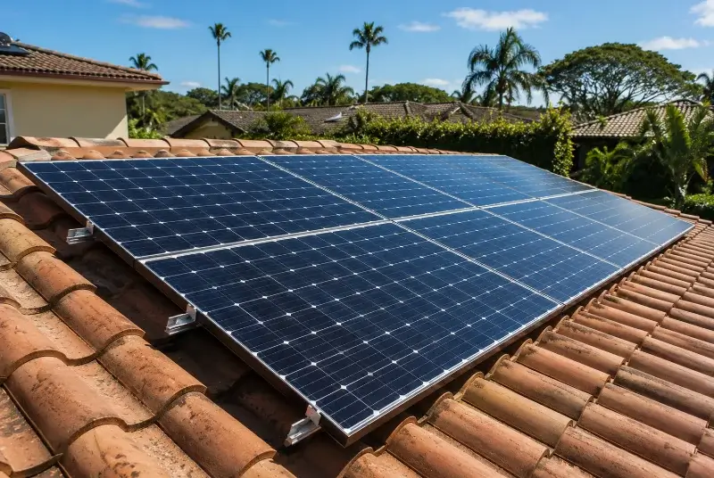 Installation de panneaux solaires à Saint-Martin-du-Bois